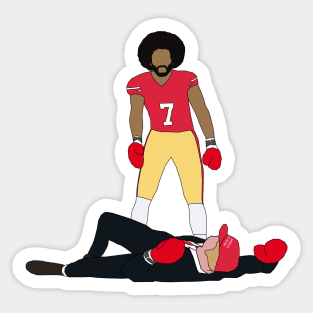 Colin Kaepernick Knocks Out Donald Trump Sticker